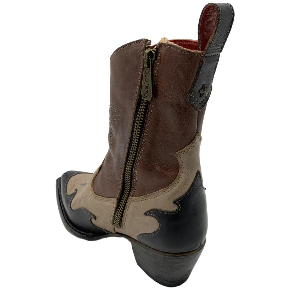 BED STU Women's Hyperspeed Pointed Toe Ankle Boot Starry Night Rustic - Medium - Picture 3 of 3